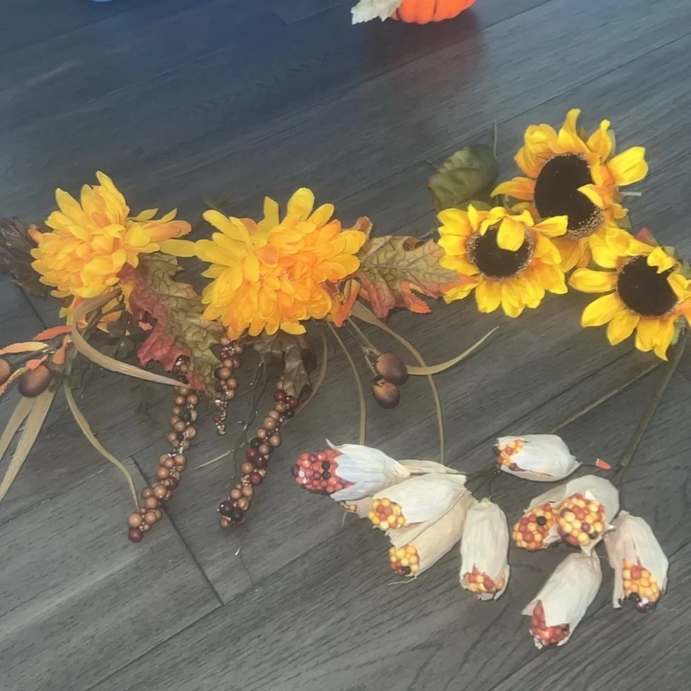 Fall floral stems and berries